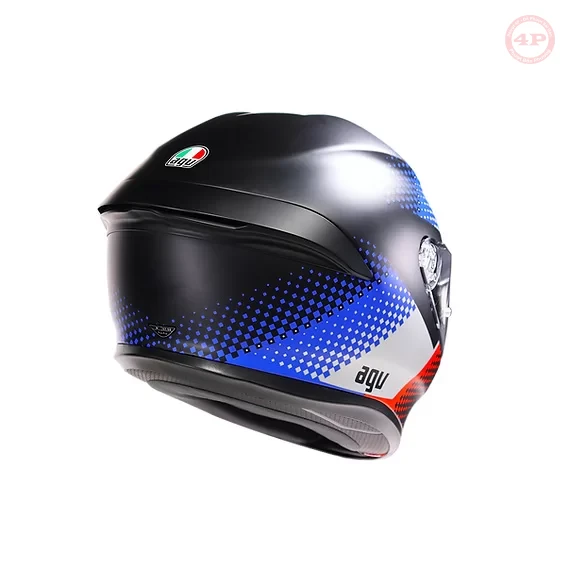 K6 S FISION BLACK/BLUE/RED – DOT(E2206) – MŨ BẢO HIỂM FULLFACE AGV - Phượt 4P - Ảnh 12