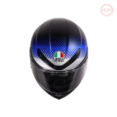 K6 S FISION BLACK/BLUE/RED – DOT(E2206) – MŨ BẢO HIỂM FULLFACE AGV - Phượt 4P - Ảnh 4