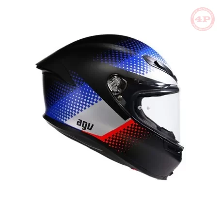 K6 S FISION BLACK/BLUE/RED – DOT(E2206) – MŨ BẢO HIỂM FULLFACE AGV - Phượt 4P - Ảnh 7