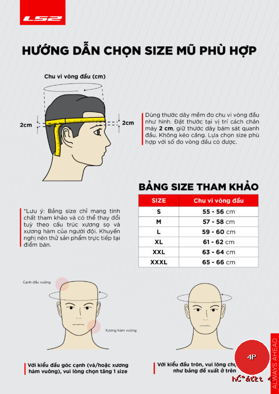 huong dan chon size mu ls2