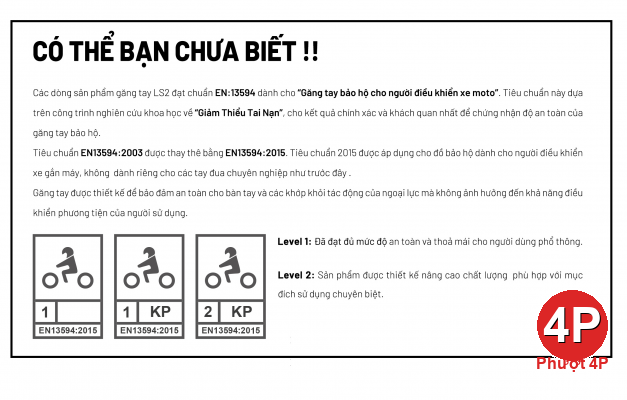 thông tin tiêu chuẩn găng tay dart man