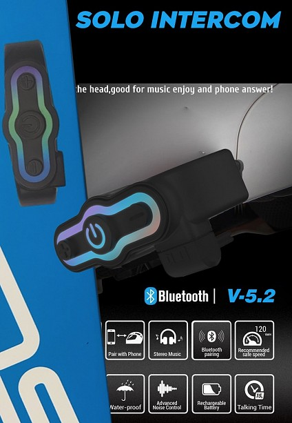 TAI NGHE SCS S7X BLUETOOTH CHO MŨ BẢO HIỂM - Phượt 4P - Ảnh 2
