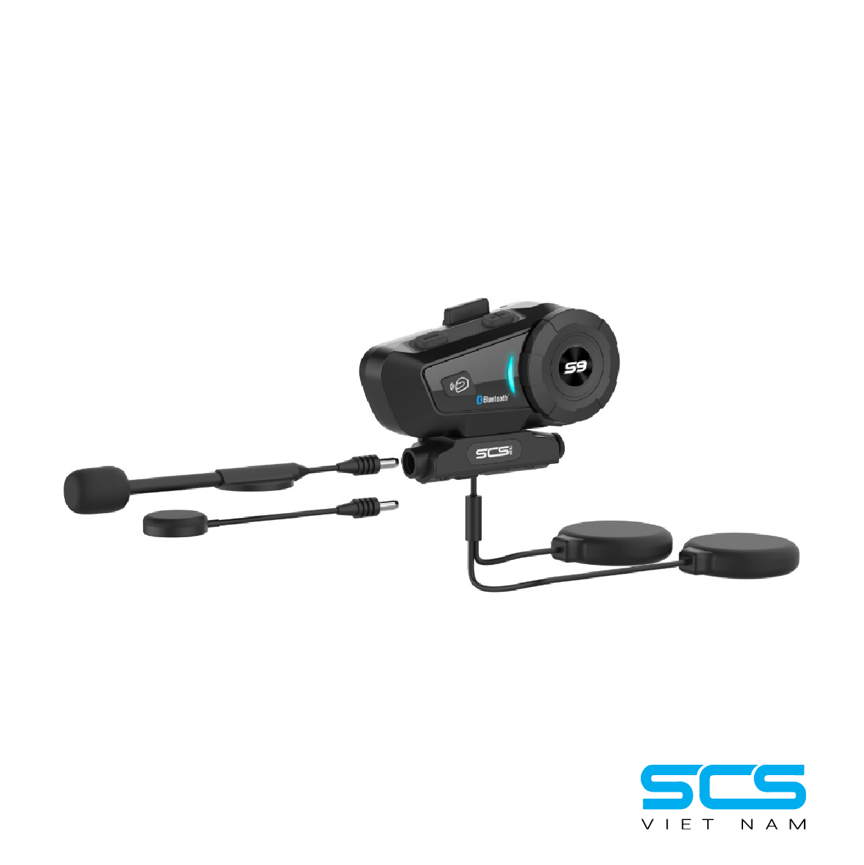Tai Nghe Bluetooth Gắn Mũ Bảo Hiểm SCS S9 - Phượt 4P - Ảnh 5
